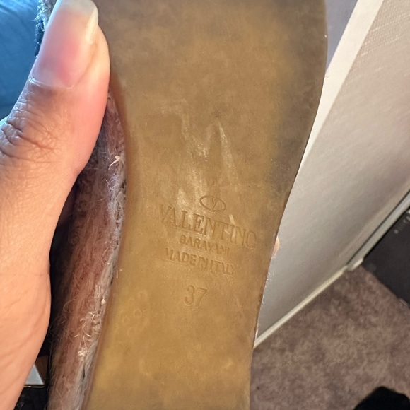 Valentino Rockstud Wedge Espadrille - Picture 7 of 7